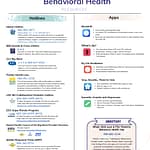 thumbnail of Pediatric Behavioral Health Resources-families
